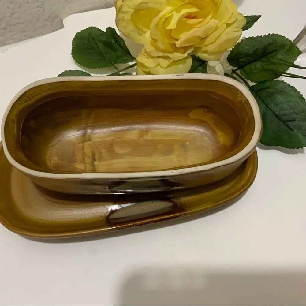 Sango Splash 4951 ¼lb Covered Butter Dish